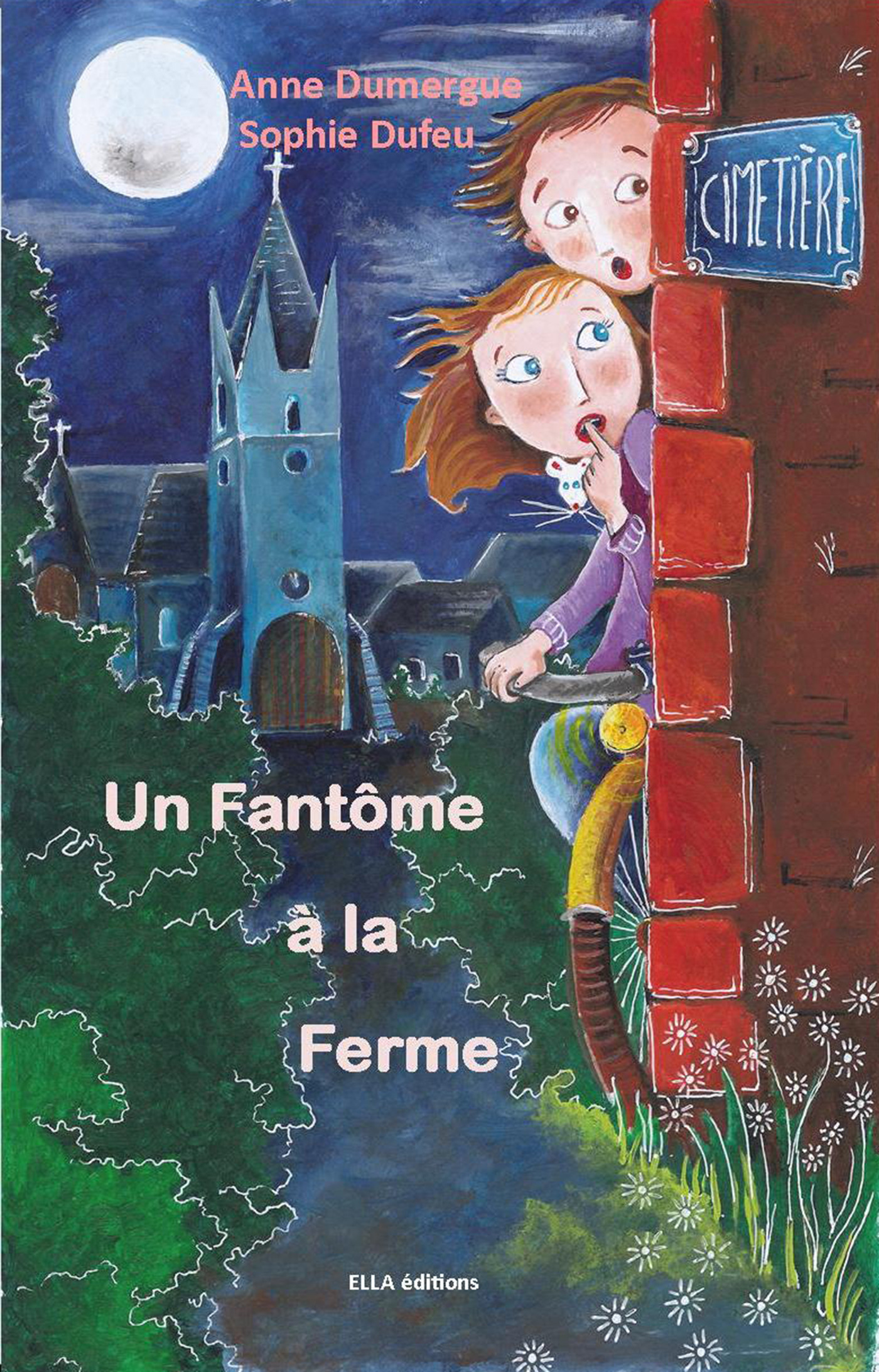 Couverture ebook de Un fantôme à la ferme, de Anne Dumergue