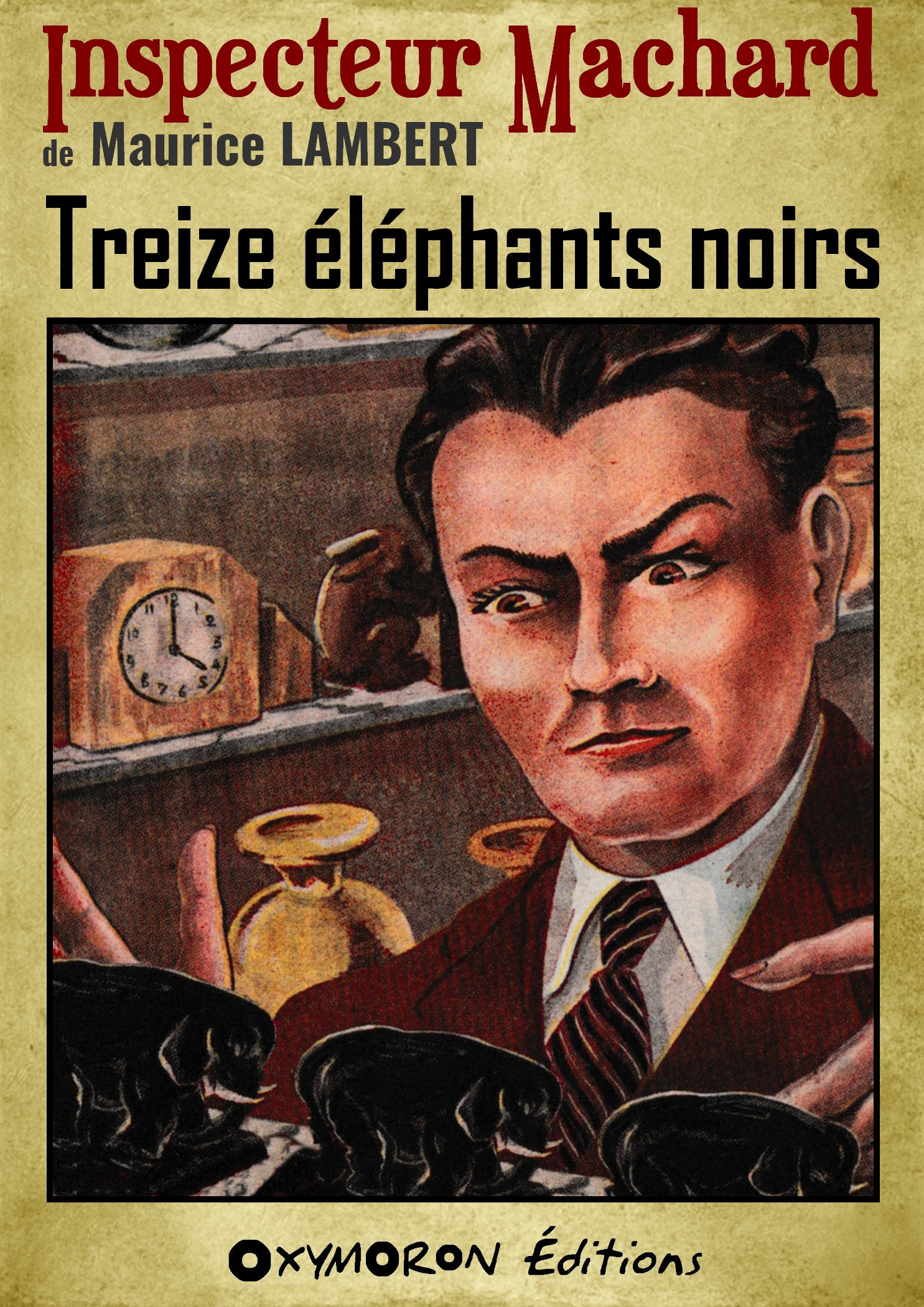 ebook cover of Treize éléphants noirs, by Maurice Lambert
