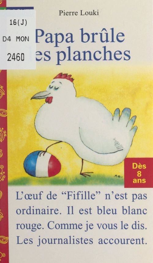 Couverture ebook de Papa brûle les planches, de Pierre Louki