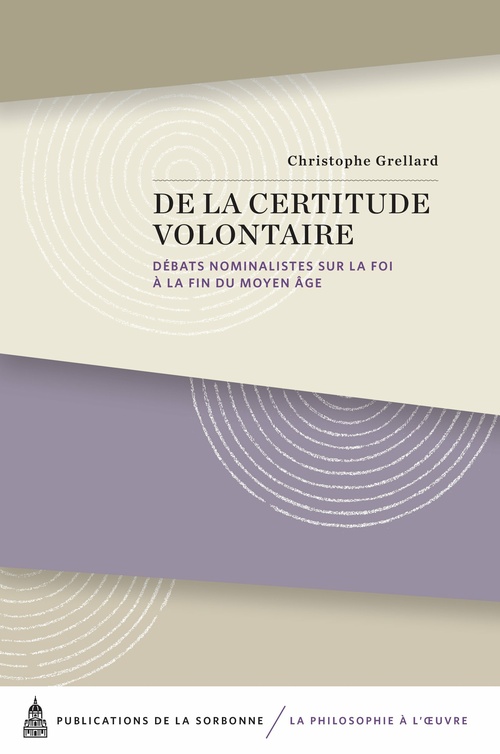 Couverture ebook de De la certitude volontaire, de Christophe Grellard