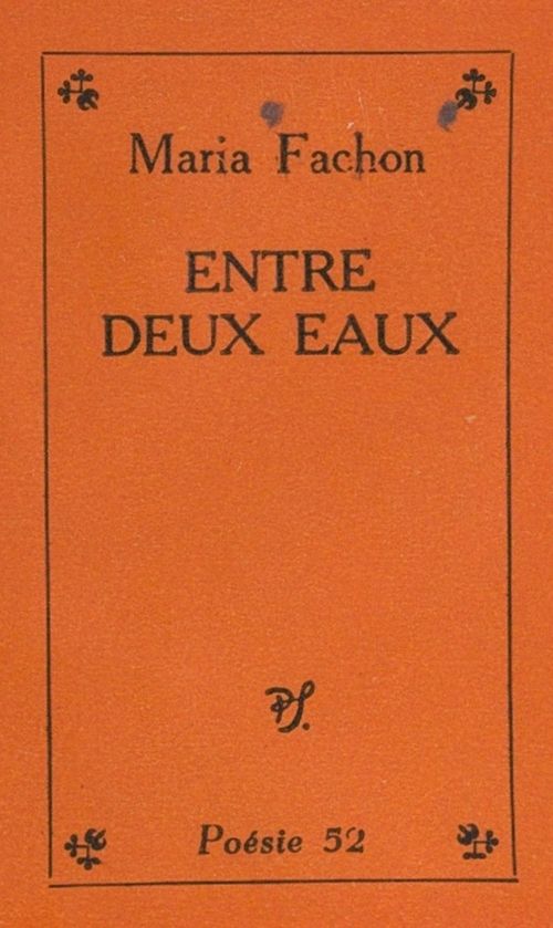 ebook cover of Entre deux eaux, by Maria Fachon