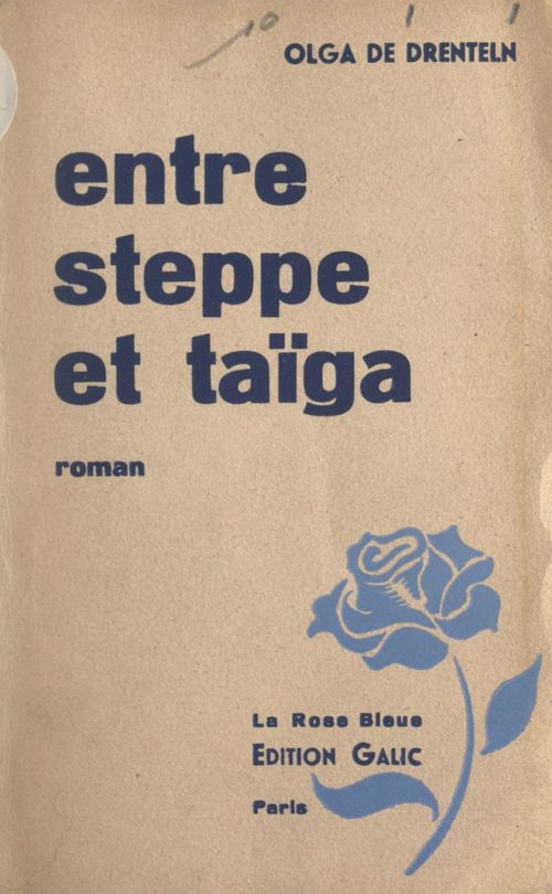 ebook cover of Entre steppe et taïga, by Olga De Drenteln