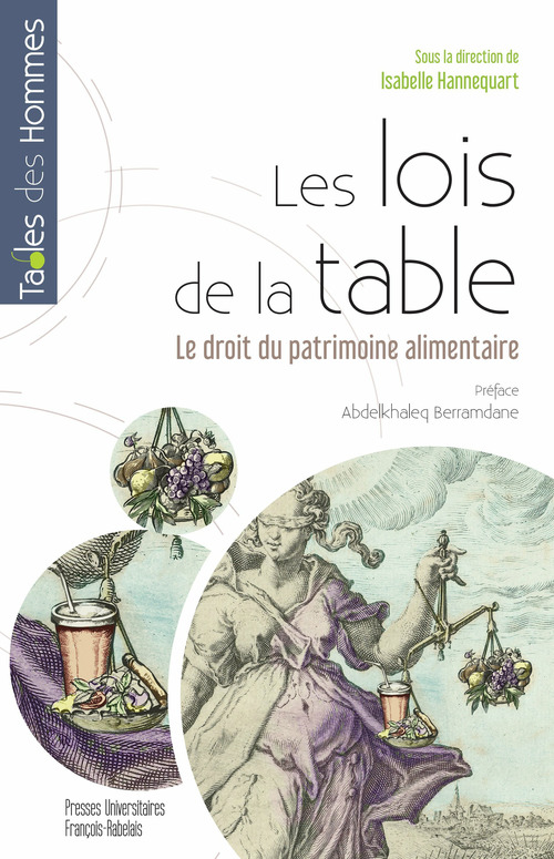 Couverture ebook de Les lois de la table, de