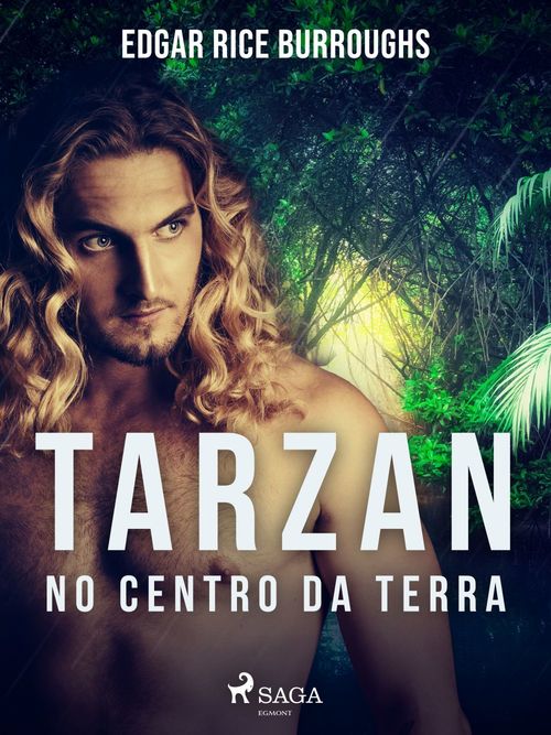 ebook cover of Tarzan no centro da terra, by Edgar Rice Burroughs