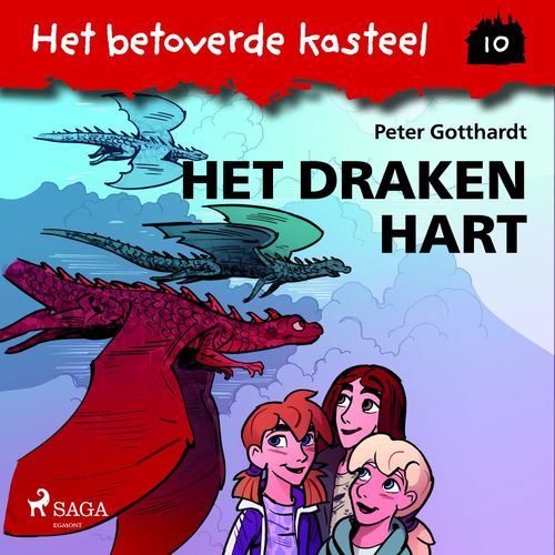audiobook cover of Het betoverde kasteel 10 - Het drakenhart, by Peter Gotthardt
