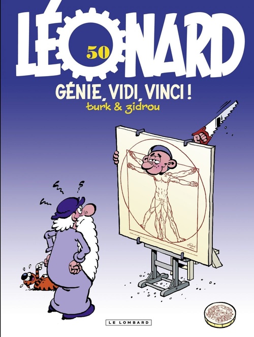 Couverture ebook de Léonard - Tome 50 - Génie, Vidi, Vinci!, de Zidrou, Turk