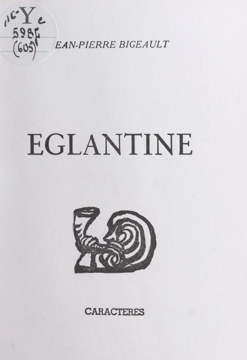 Couverture ebook de Églantine, de Jean-Pierre Bigeault