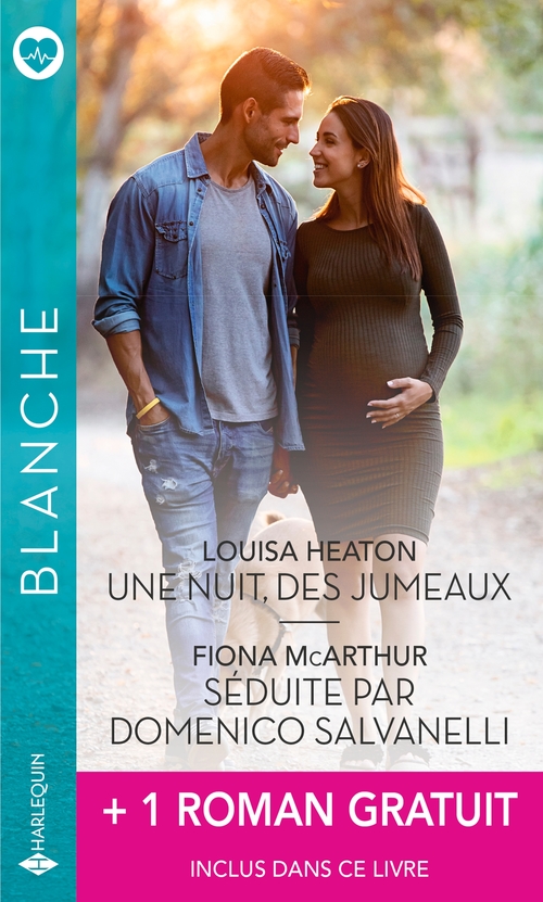 Couverture ebook de Une nuit, des jumeaux - Séduite par Domenico Salvanelli + 1 roman gratuit, de Anne Fraser, Louisa Heaton, Fiona McArthur
