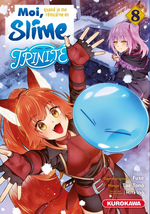 Couverture ebook de Moi, quand je me réincarne en Slime - Trinité - Tome 8, de Tae Tono, Fuse, Mitz Vah