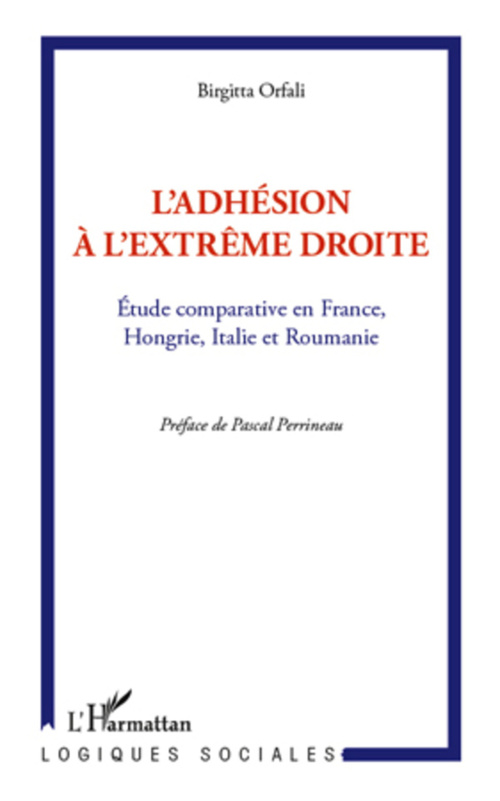 Couverture ebook de L'adhésion à l'extrême droite, de Enzo Lesourt