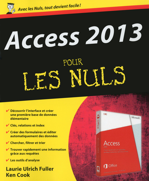 Couverture ebook de Access 2013 pour les nuls, de Ken Cook, Laurie Ulrich fuller