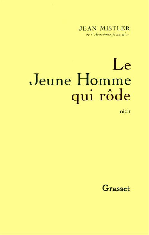 ebook cover of Le Jeune Homme qui rôde, by Jean Mistler