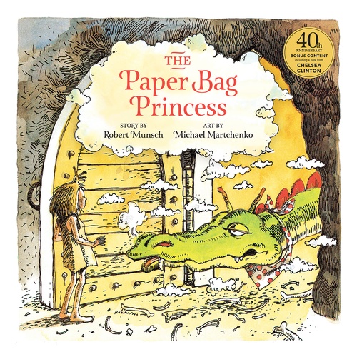 Couverture ebook de The Paper Bag Princess 40th anniversary edition, de Robert Munsch