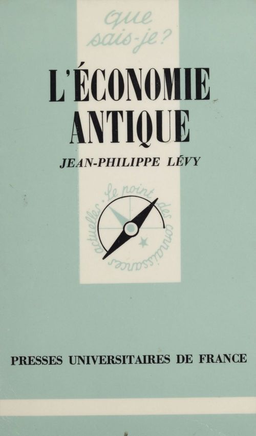 Couverture ebook de L'Économie antique, de Jean-paul Levy