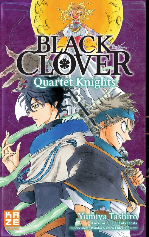 Couverture ebook de Black Clover - Quartet Knights T03, de Yumiya Tashiro