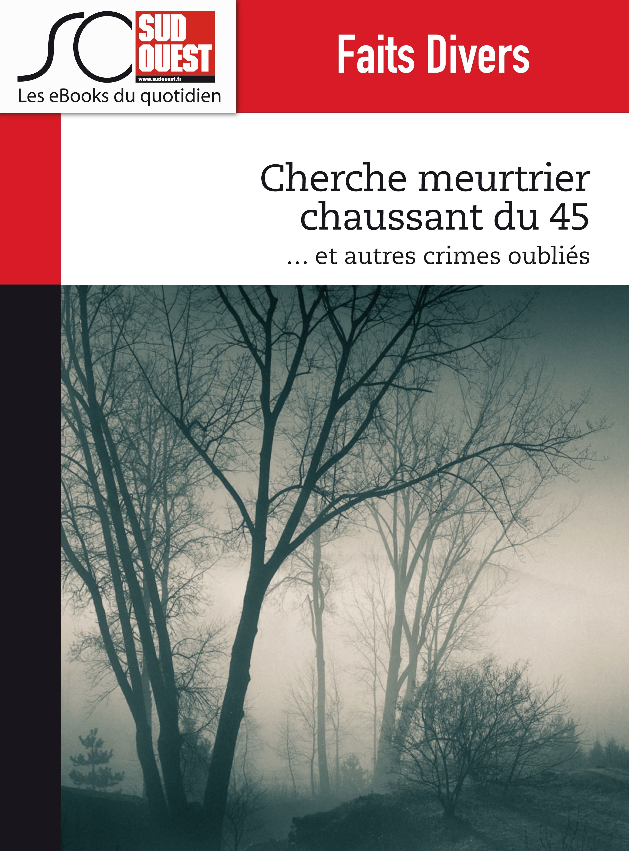 Couverture ebook de Cherche meurtrier chaussant du 45, de Journal Sud Ouest