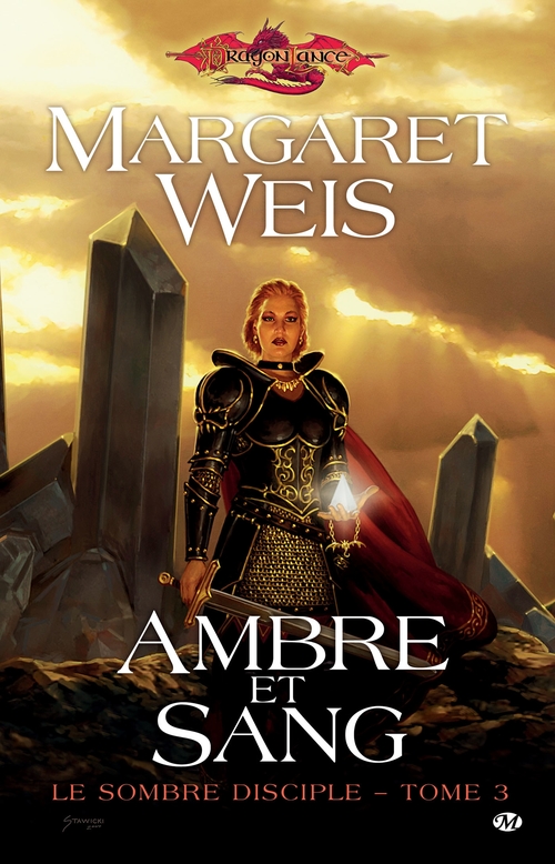 ebook cover of Le Sombre disciple, T3 : Ambre et sang, by Margaret Weis