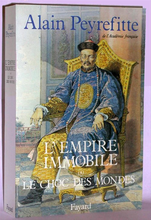 Couverture ebook de L'Empire immobile ou le choc des mondes, de Alain Peyrefitte