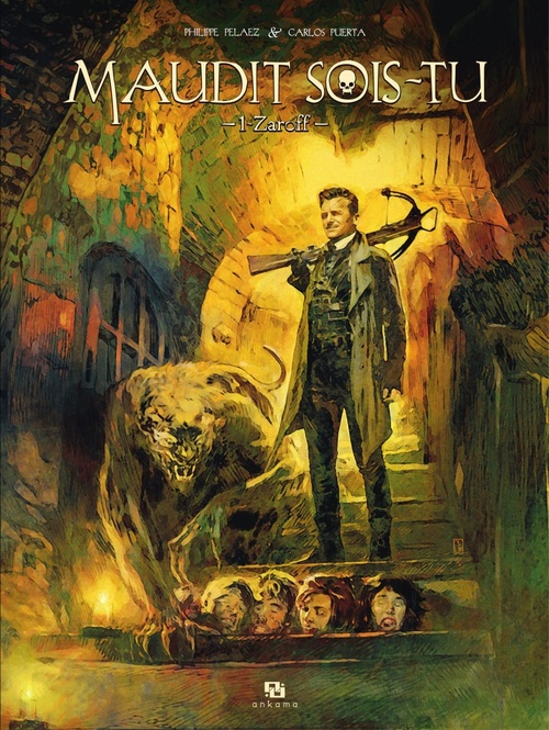 Couverture ebook de Maudit sois-tu - Tome 1 - Zaroff, de Philippe Pelaez, Carlos Puerta