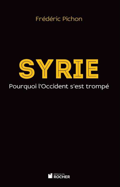 Couverture ebook de Syrie, de Frédéric Pichon