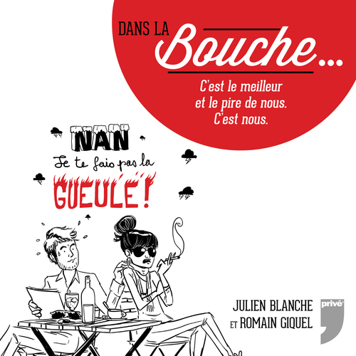 Couverture ebook de Dans la bouche..., de Julien Blanche, Romain Gicquel