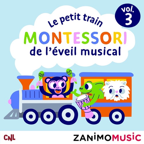 Couverture audiobook de Le petit train Montessori de l'éveil musical - Vol. 3, de Isabelle Palombi