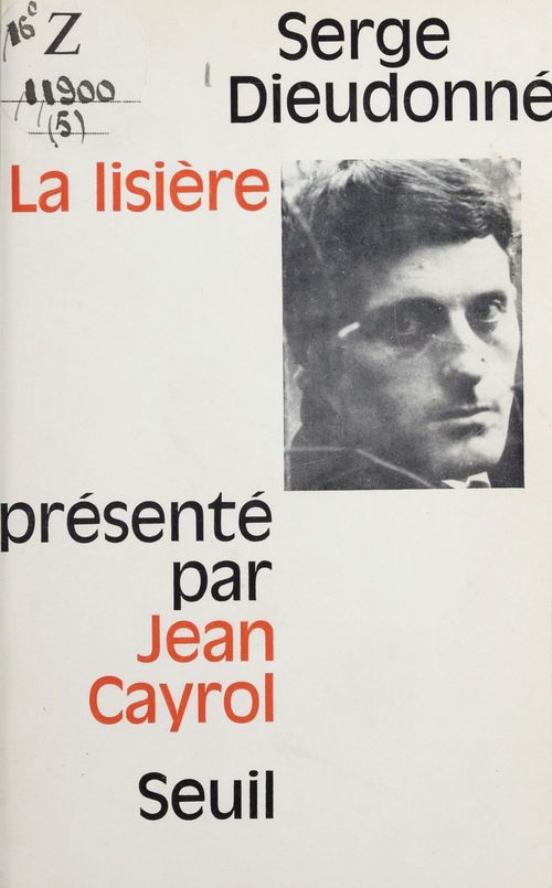 Couverture ebook de La lisière, de Serge Dieudonné