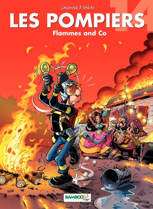 ebook cover of Les Pompiers - Tome 14, by Christophe Cazenove, Stédo