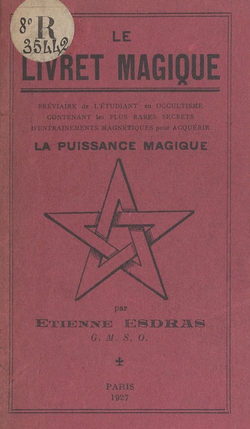 ebook cover of Le livret magique, by Etienne Esdras