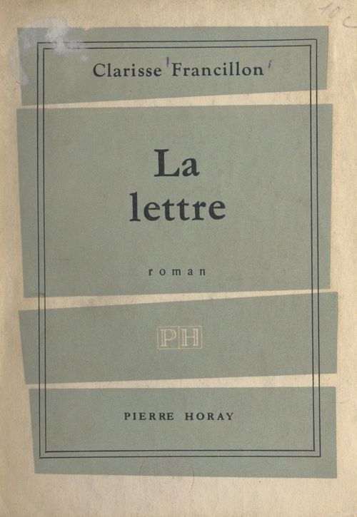 Couverture ebook de La lettre, de Clarisse Francillon