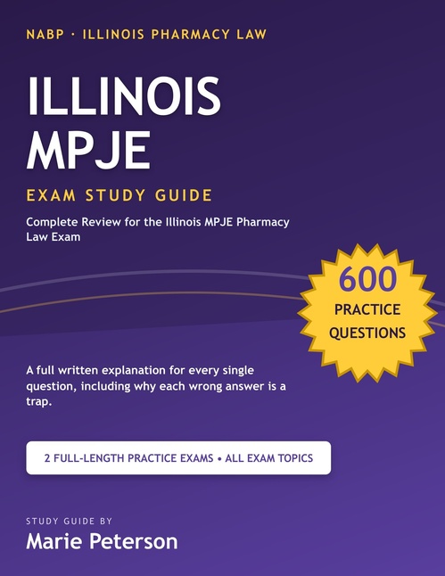 ebook cover of Illinois MPJE Exam Study Guide, by Marie Peterson