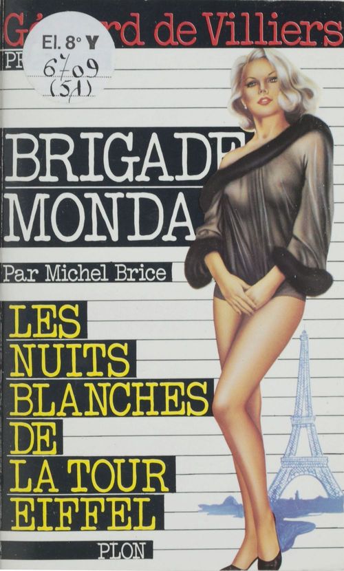 Couverture ebook de Les nuits blanches de la Tour Eiffel, de Michel Brice