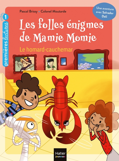 Couverture ebook de Les folles énigmes de Mamie Momie - Le Homard-cauchemar GS/CP 5/6ans, de Pascal Brissy