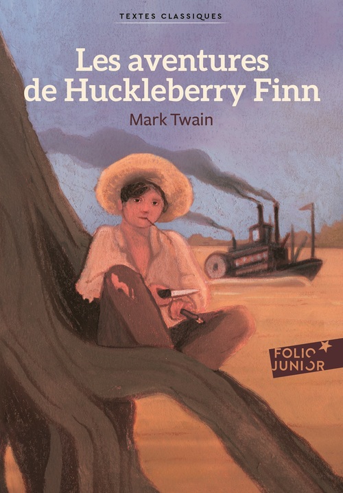 Couverture ebook de Les aventures de Huckleberry Finn, de Mark Twain