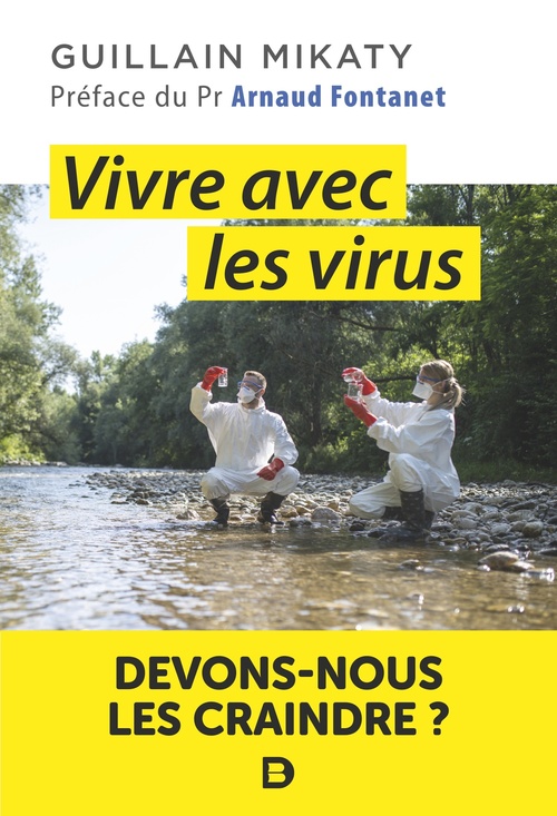 Couverture ebook de Vivre avec les virus, de Guillain Mikaty