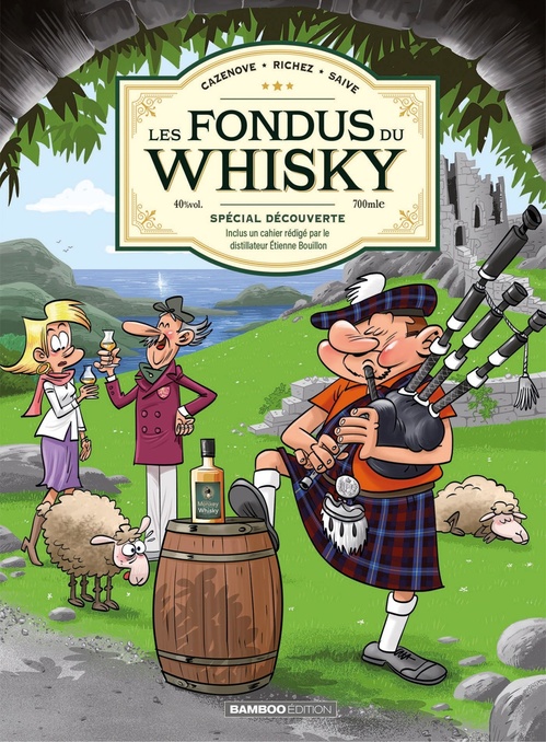 Couverture ebook de Les Fondus du Whisky, de Collectif, Hervé Richez, Christophe Cazenove, Bloz