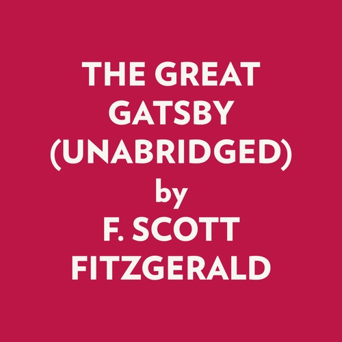 audiobook cover of THE GREAT GATSBY (UNABRIDGED), by F. Scott Fitzgerald