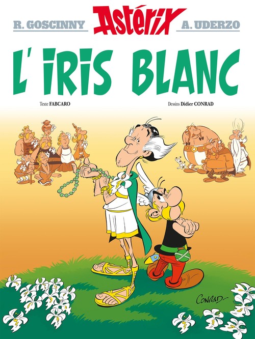 ebook cover of Astérix - L'Iris blanc - n°40, by René Goscinny, Albert Uderzo
