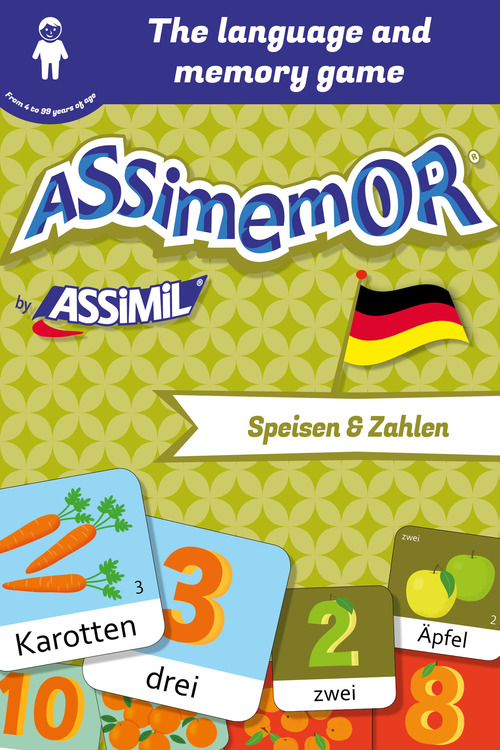 ebook cover of Assimemor - My First German Words: Speisen und Zahlen, by Celadon, Jean-Sebastien Deheeger