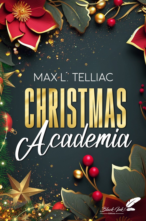 ebook cover of Christmas academia, by Max  L. Telliac