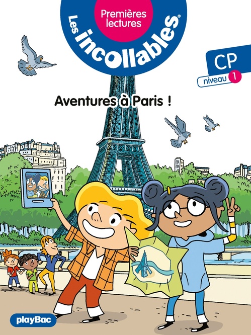 ebook cover of Les incollables - Premières lectures - Tome 25 - Aventures à Paris - Niv. 1, by Marie Lenne-Fouquet