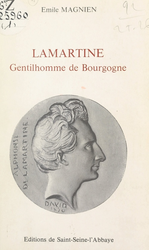 Couverture ebook de Lamartine, de Emile Magnien