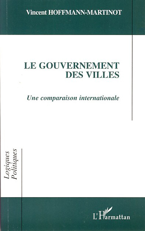 Couverture ebook de Le gouvernement des villes, de Vincent Hoffmann-martinot
