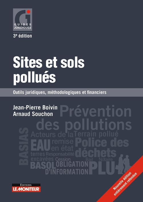 Couverture ebook de Sites et sols pollués, de Jean-Pierre Boivin