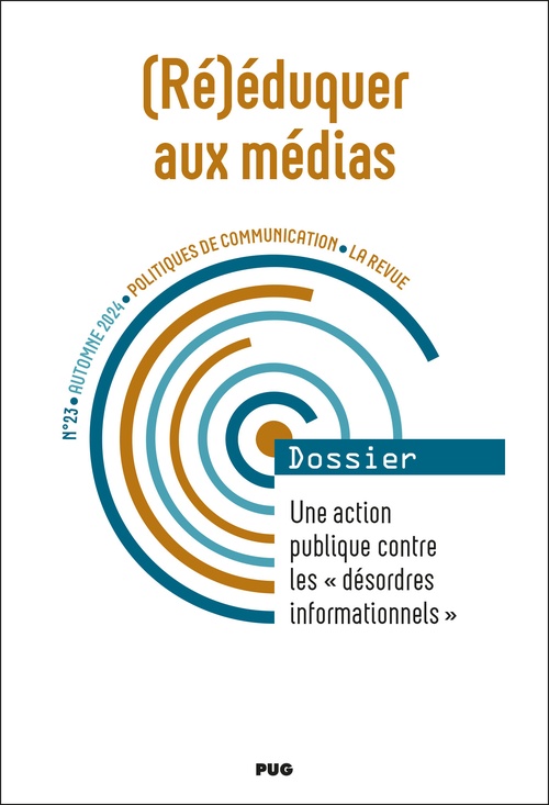 Couverture ebook de Politiques de communication N°23 - Automne 2024, de Nicolas Hubé