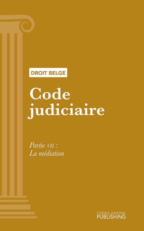 Couverture ebook de Code judiciaire, de Various