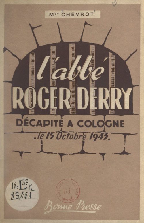 Couverture ebook de L'Abbé Roger Derry, de Georges Chevrot