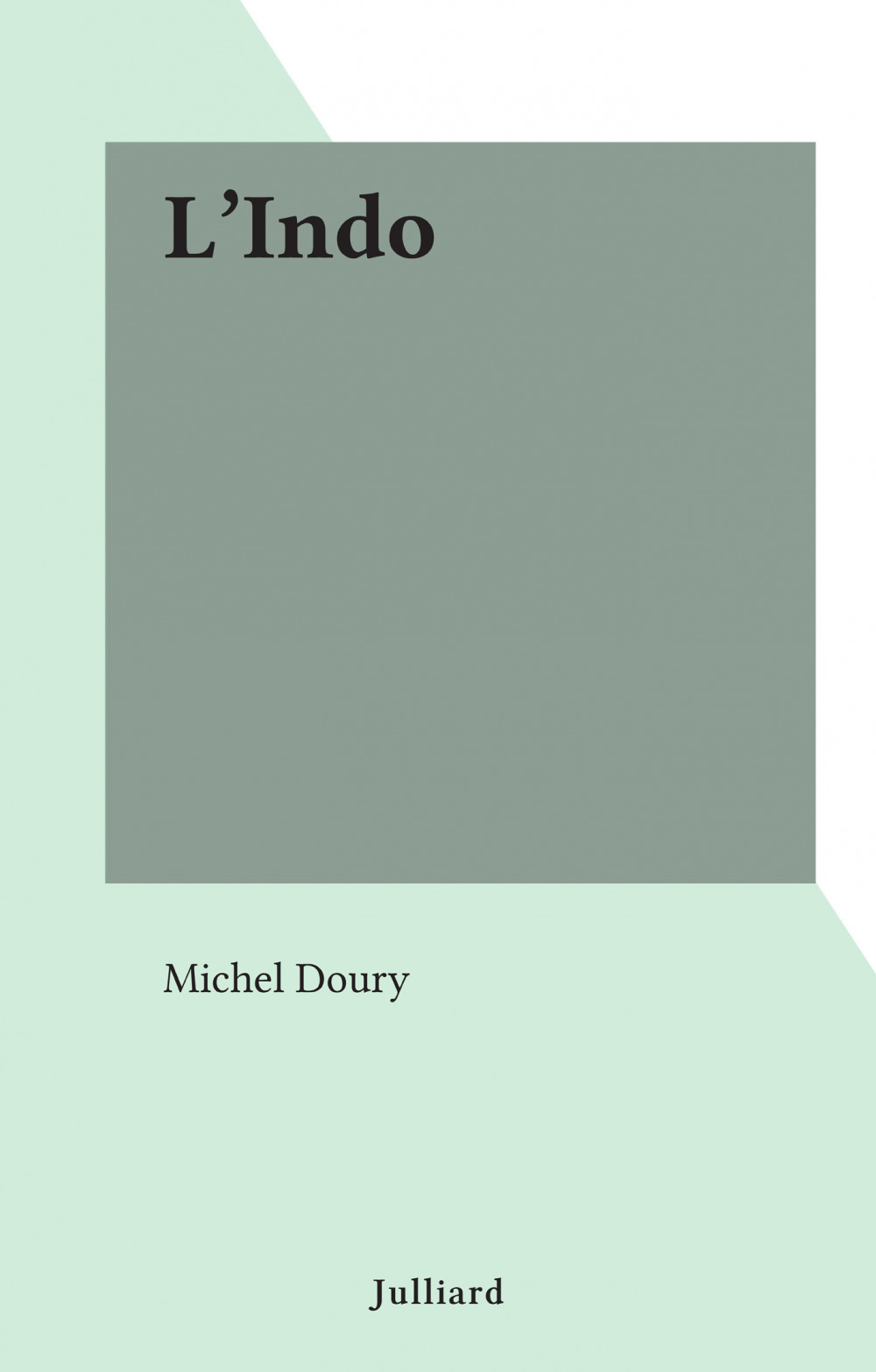ebook cover of L'Indo, by Michel Doury