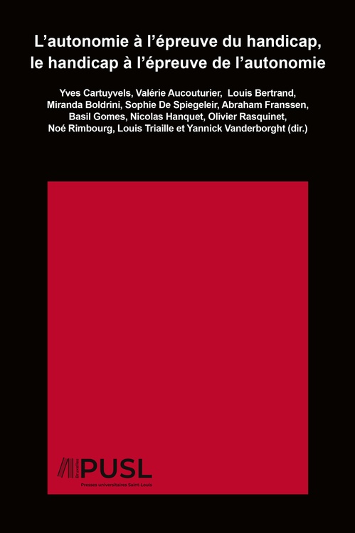 ebook cover of L´autonomie à l´épreuve du handicap, le handicap à l´épreuve de l´autonomie, by