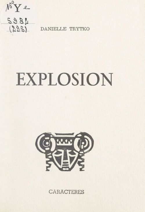 Couverture ebook de Explosion, de Danielle Trytko